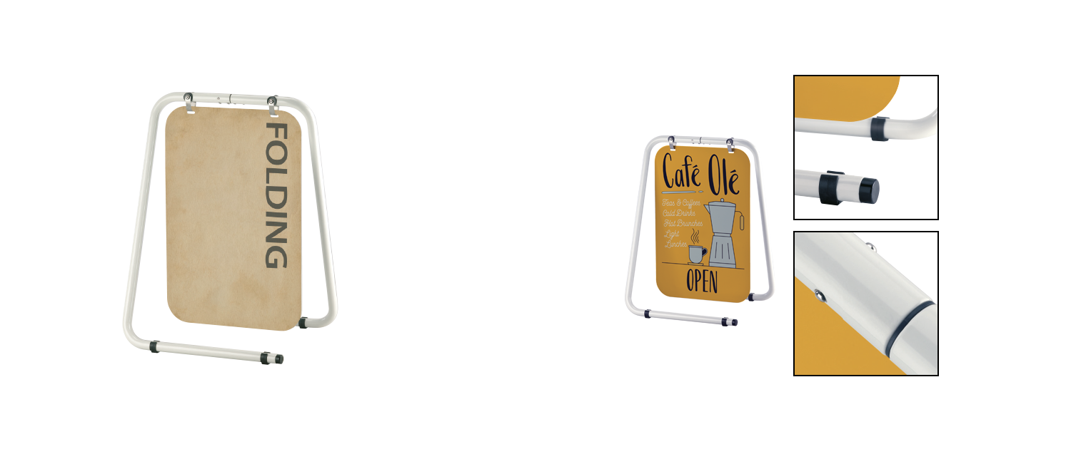 Folding-Swing-Sign Folding Swing Sign