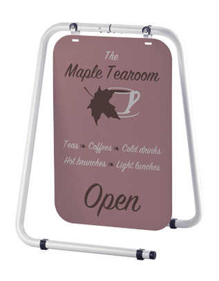 Folding-Swing-Sign Banner - Folding Swing Sign